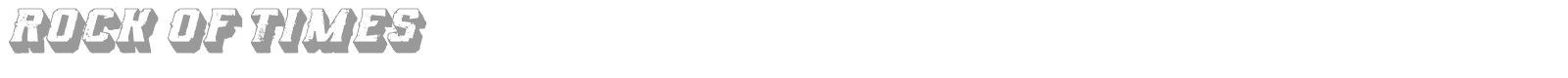 Rock of Times font preview